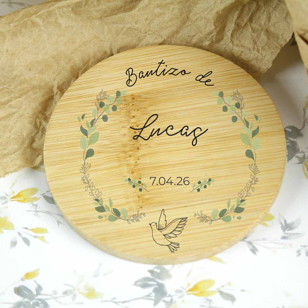 posavasos personalizados baratos bautizo