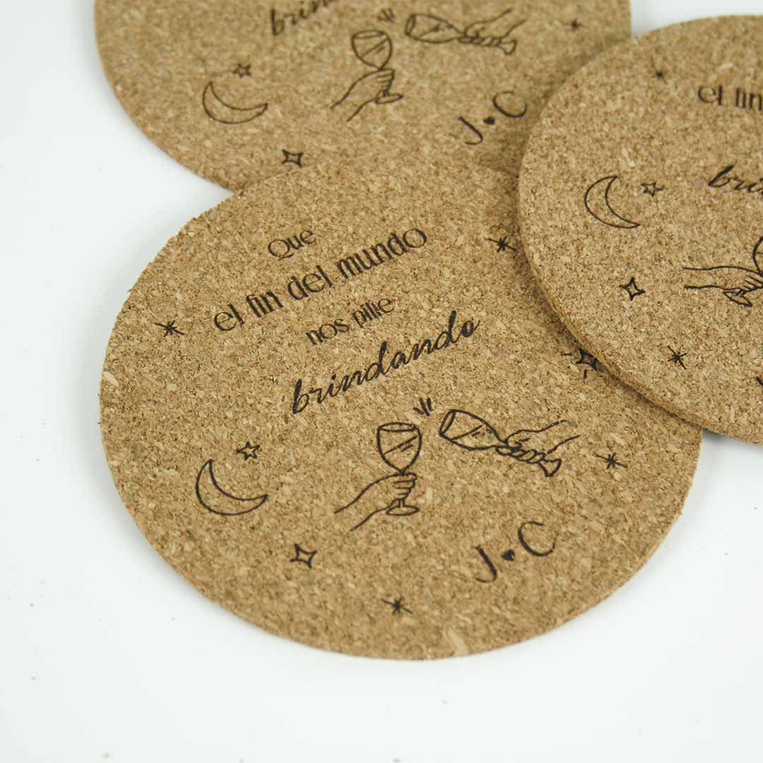 posavasos-corcho-boda-02 detalles originales y útiles para invitados de boda
