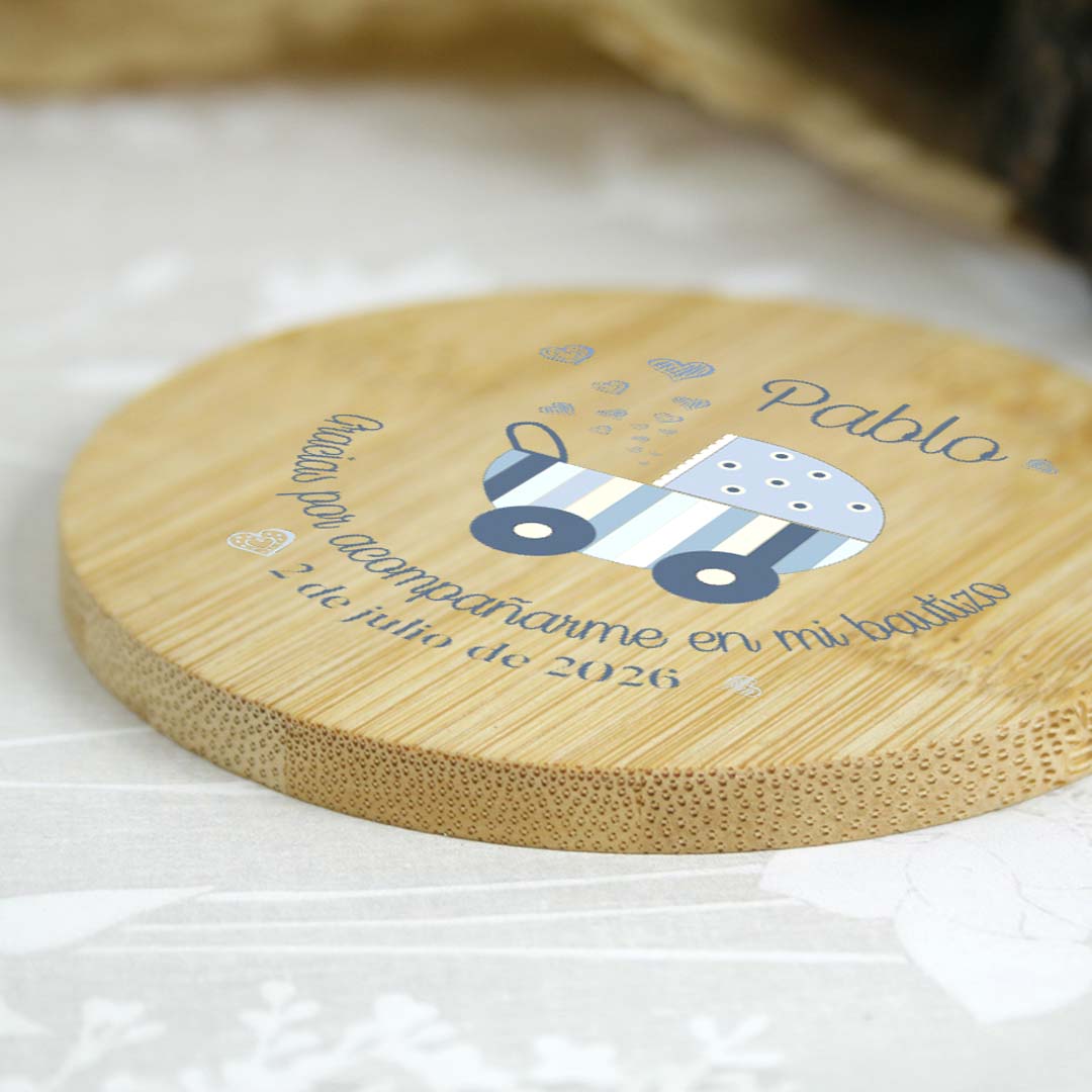 posavasos personalizados regalo bautizo