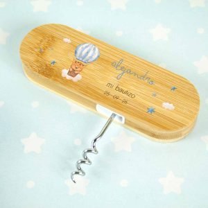 sacacorchos personalizado bautizo