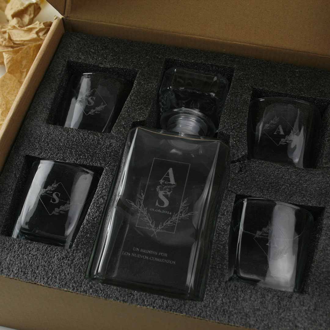 vasos de whisky personalizados