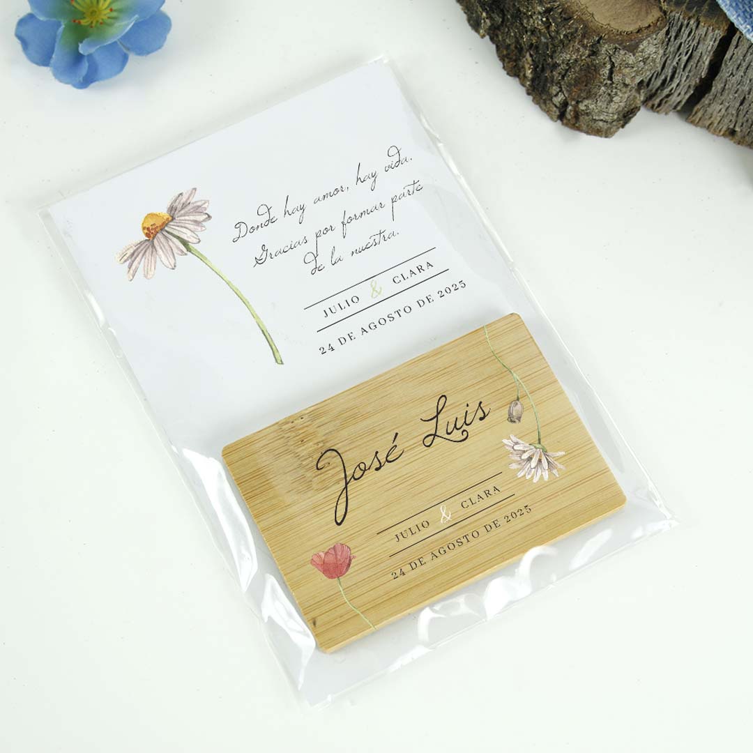imanes de madera personalizados con nombre