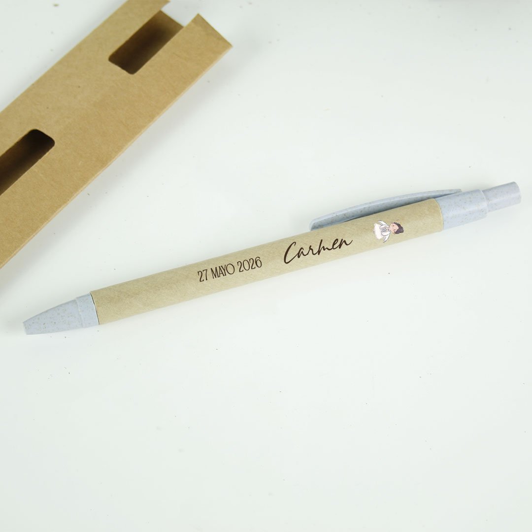 pack bolígrafo y funda bautizo