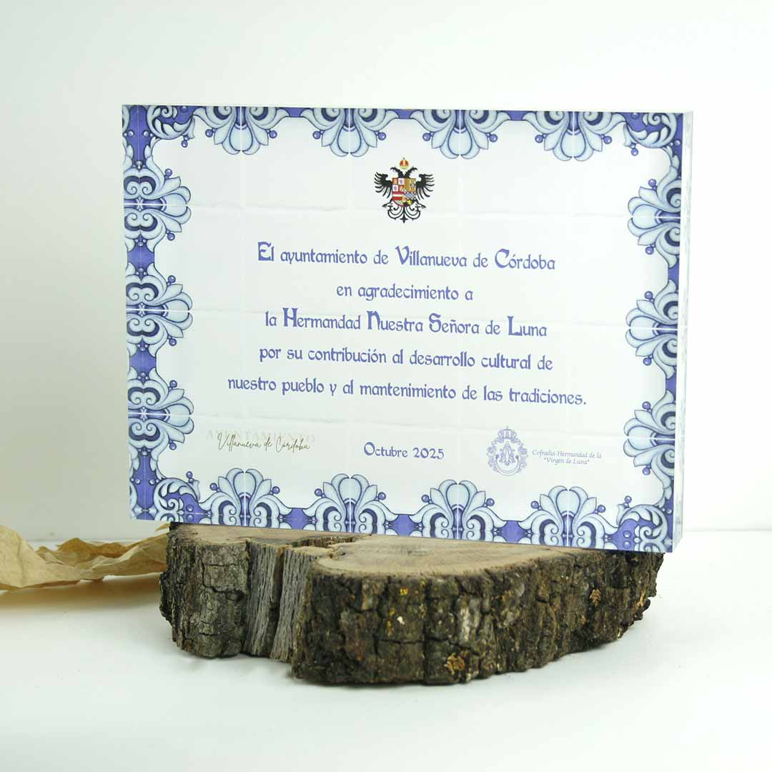placas conmemorativas de agradecimiento