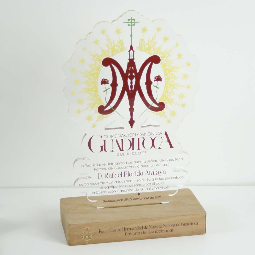 placa conmemorativa personalizada hermandad