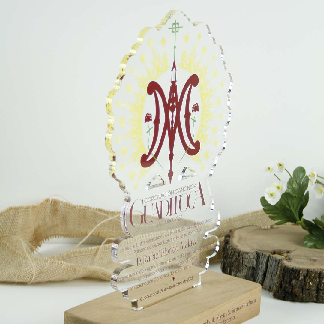 placa conmemorativa personalizada semana santa