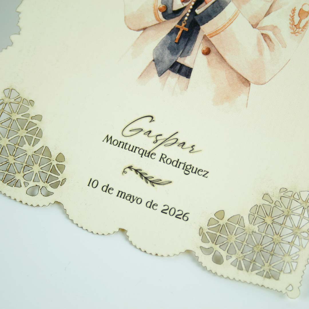 estampas de comunión clásicas marinero niño