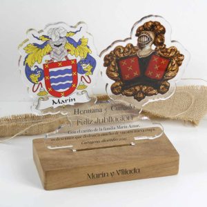 placa regalo jubilacion familia