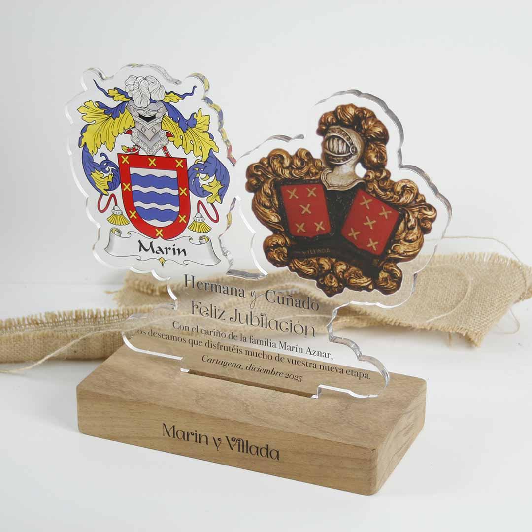 regalo jubilación familia personalizado