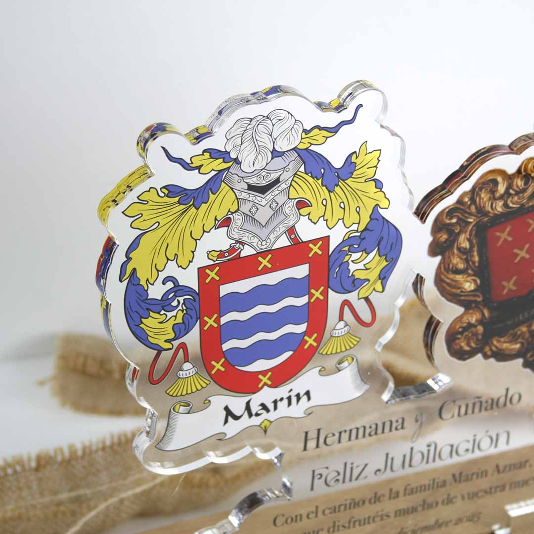 placa regalo jubilación familia original